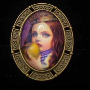 Vintage style Alice Oval Ring adjustable